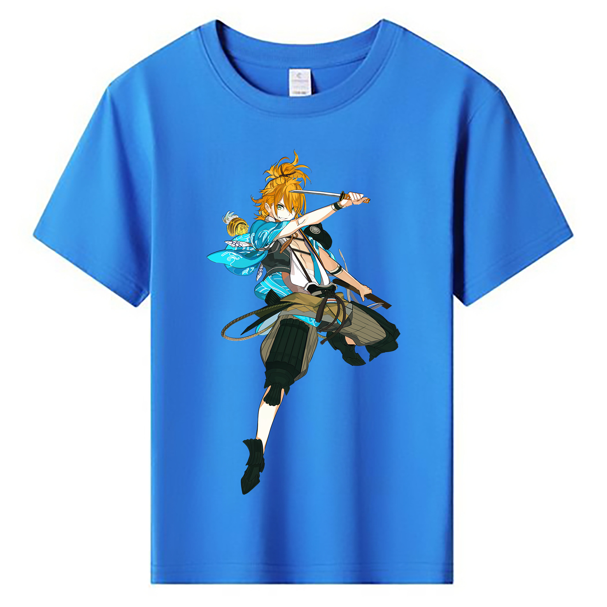 （画像用） 刀剣乱舞 Touken Ranbu 綿100％キッズTシャツ（フロントプリント）